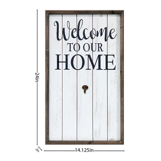 Kirkland's Home Welcome Interchangeable Wreath Wall Plaque- Wall Quotes & Signs