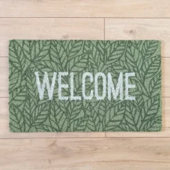 Kirkland's Home Welcome Leaves Doormat- Doormats