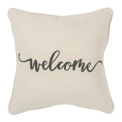 Kirkland's Home Welcome Sentiment Accent Pillow- Pillows