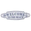Kirkland's Home Welcome To The Beach Metal Wall Plaque- Wall Quotes & Signs