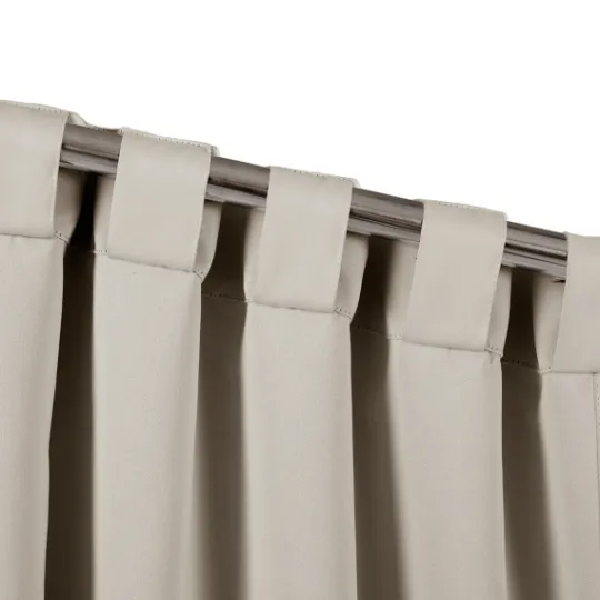 Kirkland's Home Wheat Back Tab Blackout Curtain Panel Set, 84 In.- Curtains & Drapes