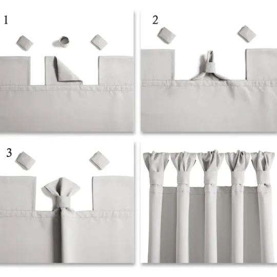 Kirkland's Home Wheat Knotted Curtain Panel Set, 84 In.- Curtains & Drapes