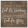 Kirkland's Home When It Rains Look For Rainbows Canvas Art Print- Wall Quotes & Signs