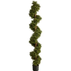 Kirkland's Home Whimiscal Boxwood Spiral Topiary, 6 Ft.- Trees & Topiaries
