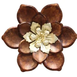Kirkland's Home Whimsical Flower Metal Wall Plaque- Wall Plaques