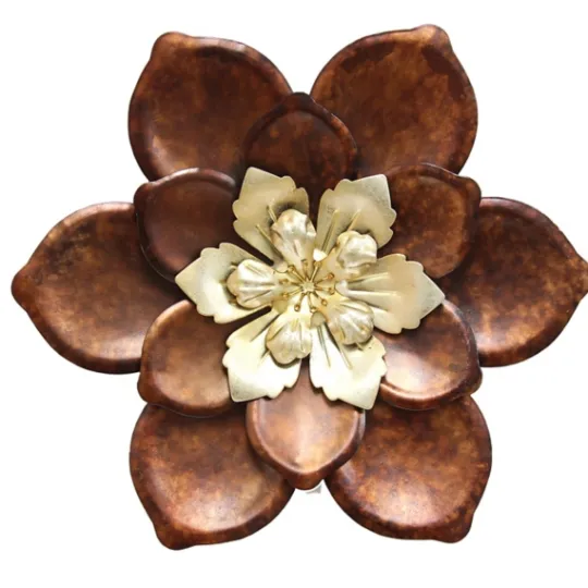 Kirkland's Home Whimsical Flower Metal Wall Plaque- Wall Plaques
