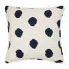 Kirkland's Home White And Navy Abstract Dot Pillow- Pillows