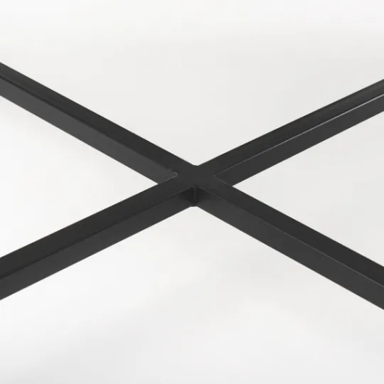 Kirkland's Home White And Onyx Marble Top Square Coffee Table- Coffee Tables