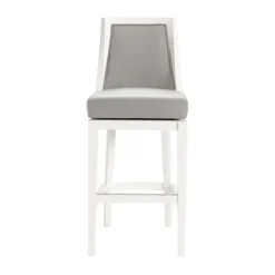 Kirkland's Home White And Swivel Bar Stools, Set Of 2- Bar Stools & Counter Height Stools