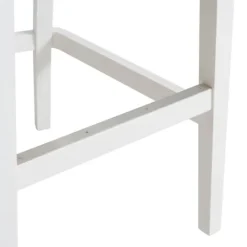 Kirkland's Home White And Swivel Bar Stool- Bar Stools & Counter Height Stools
