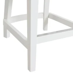 Kirkland's Home White And Swivel Counter Stools, Set Of 2- Bar Stools & Counter Height Stools