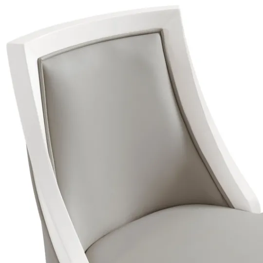 Kirkland's Home White And Swivel Counter Stool- Bar Stools & Counter Height Stools