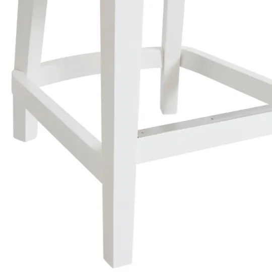 Kirkland's Home White And Swivel Counter Stool- Bar Stools & Counter Height Stools