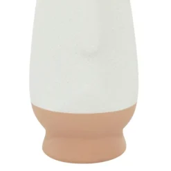 Kirkland's Home White And Tan Two Tone 3-Pc. Vases- Vases