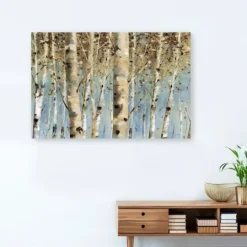 Kirkland's Home White Birch Forest Canvas Art Print, 60X40 In.- Canvas Art