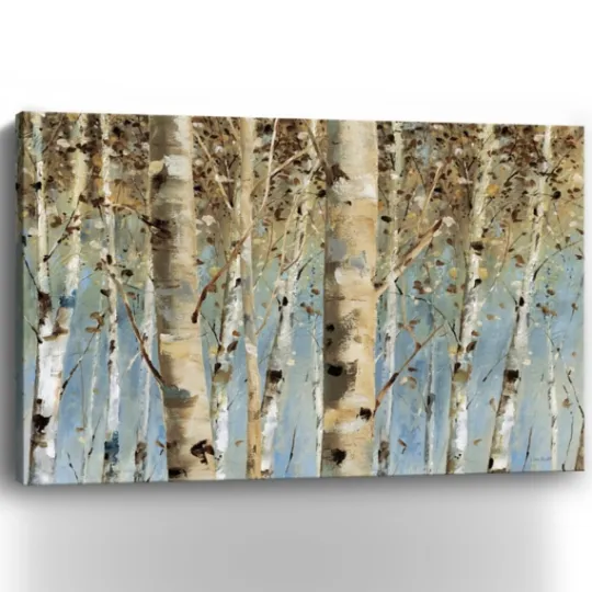 Kirkland's Home White Birch Forest Canvas Art Print, 60X40 In.- Canvas Art
