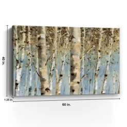 Kirkland's Home White Birch Forest Canvas Art Print, 60X40 In.- Canvas Art