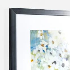 Kirkland's Home White Daisies In Blue Vase Framed Art Print- Framed Art