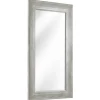 Kirkland's Home White Driftwood Framed Leaner Mirror- Full Length & Floor Mirrors