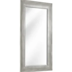 Kirkland's Home White Driftwood Framed Leaner Mirror- Full Length & Floor Mirrors