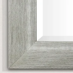 Kirkland's Home White Driftwood Framed Leaner Mirror- Full Length & Floor Mirrors