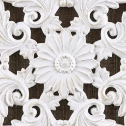 Kirkland's Home White Embellished Trinity Wall Plaques, Set Of 3- Wall Plaques