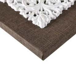 Kirkland's Home White Embellished Trinity Wall Plaques, Set Of 3- Wall Plaques