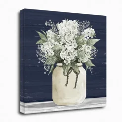 Kirkland's Home White Flowers Ii Giclee Canvas Print, 30X30 In.- Canvas Art