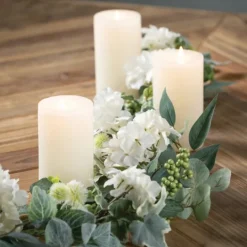 Kirkland's Home White Hydrangea Garland- Arrangements & Greenery