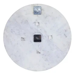 Kirkland's Home White Marble And Gold Accent Wall Clock, 20 In.- Clocks