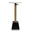 Kirkland's Home White Marble Top Tapered Base Accent Table, 10 In.- Accent & End Tables