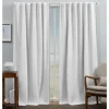 Kirkland's Home White Marl Blackout 2-Pc. Curtain Panels, 96 In.- Curtains & Drapes