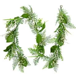 Kirkland's Home White Mini Flowers Garland- Arrangements & Greenery