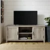 Kirkland's Home White Oak Grooved Door Tv Stand- Tv Stands & Media Consoles