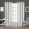 Kirkland's Home White Paton Curtain Panel Set, 108 In.- Curtains & Drapes