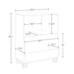 Kirkland's Home White Pine Catch-All Toy Organizer With Cubbies- Bookshelves