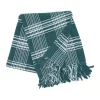 Kirkland's Home White Plaid Christmas Throw Blanket- Blankets & Throws