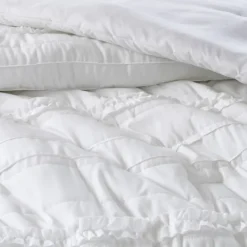 Kirkland's Home White Quilted California King 5-Pc. Comforter Set- Comforters