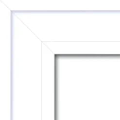 Kirkland's Home White Raised Frame Wall Mirror- Decorative Mirrors