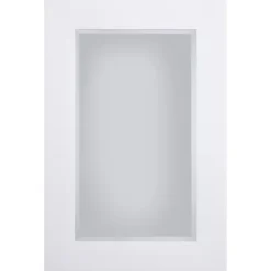 Kirkland's Home White Rectangular Frame Wall Mirror- Framed Mirrors