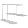 Kirkland's Home White Staggered 3-Tier Wall Shelf- Shelves