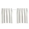 Kirkland's Home White Stripe Cafe Curtain Panel Set, 24 In.- Curtains & Drapes