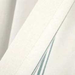 Kirkland's Home White Stripe Cafe Curtain Panel Set, 24 In.- Curtains & Drapes