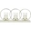 Kirkland's Home White Terrazzo Candle Holder Runner- Candle Holders