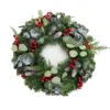 Kirkland's Home White Tip Pinecone And Eucalyptus Wreath- Wreaths