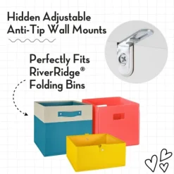 Kirkland's Home White Toy Organizer Cubby Bookshelf- Bookshelves