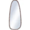 Kirkland's Home White Washed Abstract Shape Wall Mirror- Decorative Mirrors