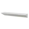 Kirkland's Home White Wedge Wood Large Floating Shelf- Shelves