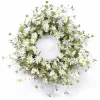 Kirkland's Home White Wild Daisies Wreath- Wreaths