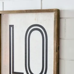 Kirkland's Home White Wood Love Framed Wall Plaque- Wall Quotes & Signs